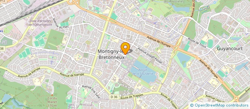 localisation de l'entreprise LES AMIS DU BONSAI 78  BEYNES