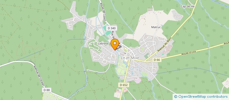 localisation de l'entreprise LES AMIS DU BORN ET DU MARENSIN  LIT-ET-MIXE