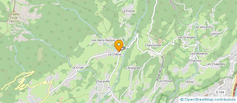 localisation de l'entreprise LES AMIS DU BOUCHON SAVOYARD  MERCURY