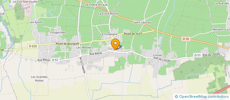 localisation de l'entreprise LES AMIS DU BRETON  RESTIGNE