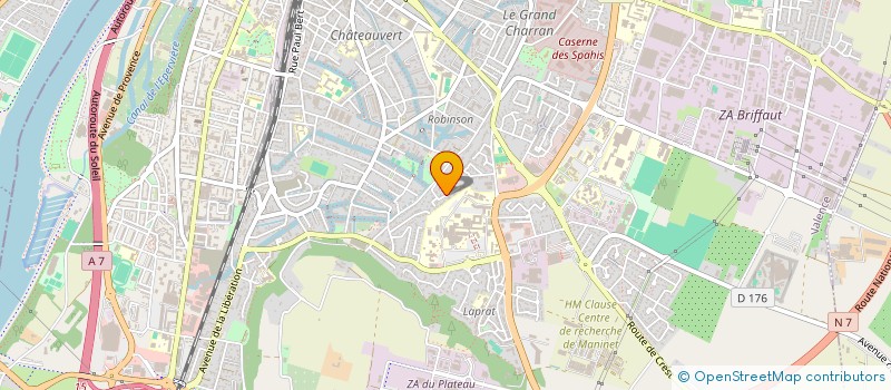localisation de l'entreprise LES AMIS DU C(H)OEUR à VALENCE