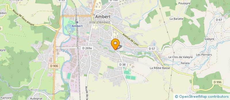 localisation de l'entreprise LES AMIS DU CAFE AUVERGNAT à AMBERT
