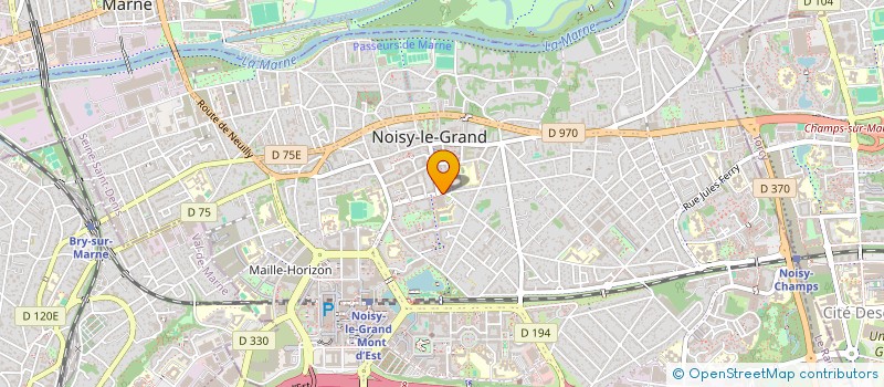 localisation de l'entreprise LES AMIS DU CAFE DES ARTS  NOISY-LE-GRAND