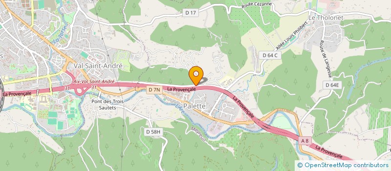 localisation de l'entreprise LES AMIS DU CAGNARD  LE THOLONET