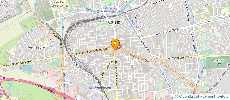 localisation de l'entreprise LES AMIS DU CALAISIS à CALAIS