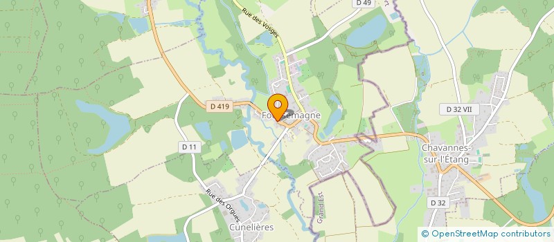 localisation de l'entreprise LES AMIS DU CENTRE D'HISTOIRE ET DE MEMOIRE DE FOUSSEMAGNE à FOUSSEMAGNE