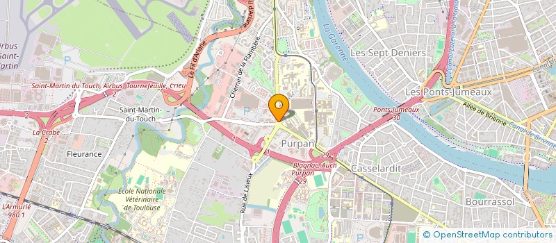 localisation de l'entreprise LES AMIS DU CENTRE DE MEDECINE HYPERBARE DE TOULOUSE à TOULOUSE