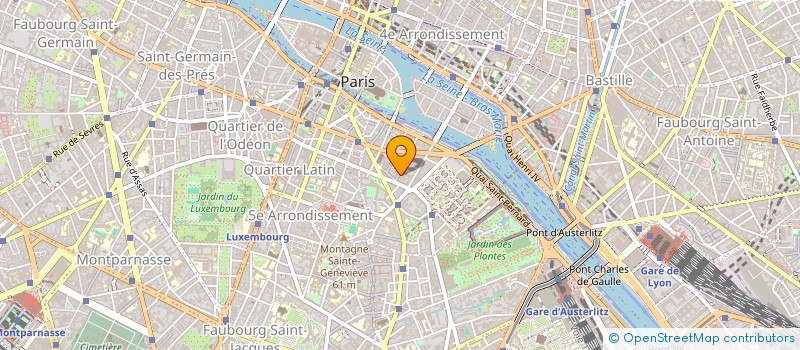 localisation de l'entreprise LES AMIS DU CENTRE DEMOCRATE à PARIS