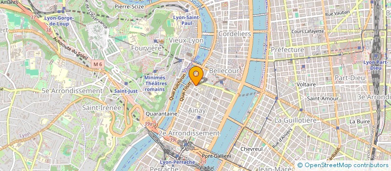 localisation de l'entreprise LES AMIS DU CENTRE POUR L'ANALYSE DU DISCOURS RELIGIEUX (CADIR) à LYON