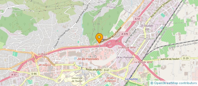 localisation de l'entreprise LES AMIS DU CERCLE WILERMOZ à LA GARDE