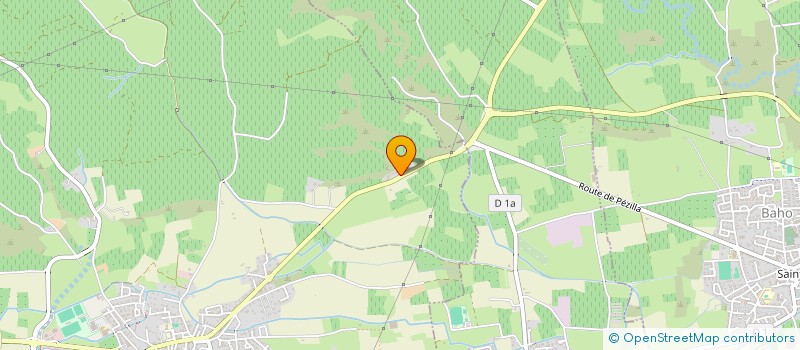 localisation de l'entreprise LES AMIS DU CHALET DES LILAS  PEZILLA-LA-RIVIERE