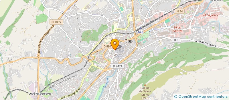 localisation de l'entreprise LES AMIS DU CHAMP DES NAYS  GAP