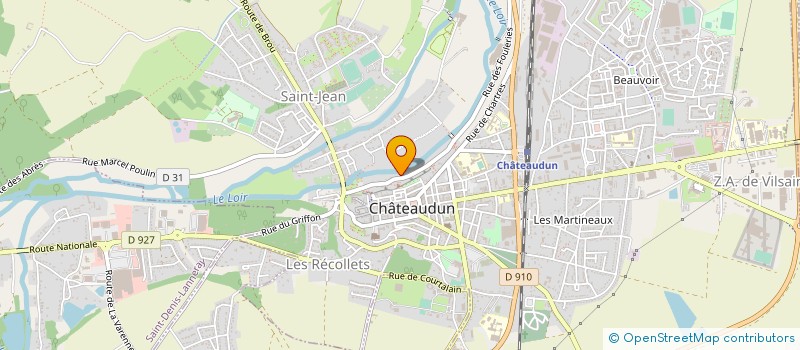 localisation de l'entreprise LES AMIS DU CHATEAU à CHATEAUDUN