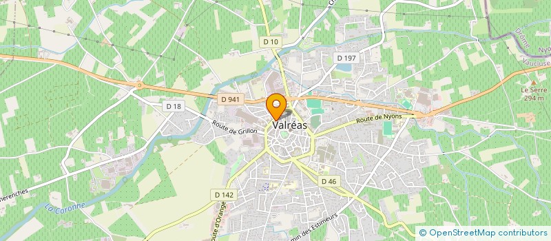localisation de l'entreprise LES AMIS DU CHATEAU à VALREAS