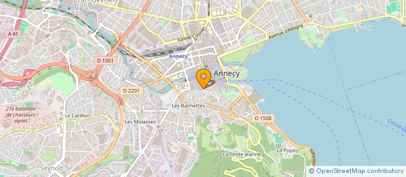 localisation de l'entreprise LES AMIS DU CHATEAU D' ANNECY à ANNECY