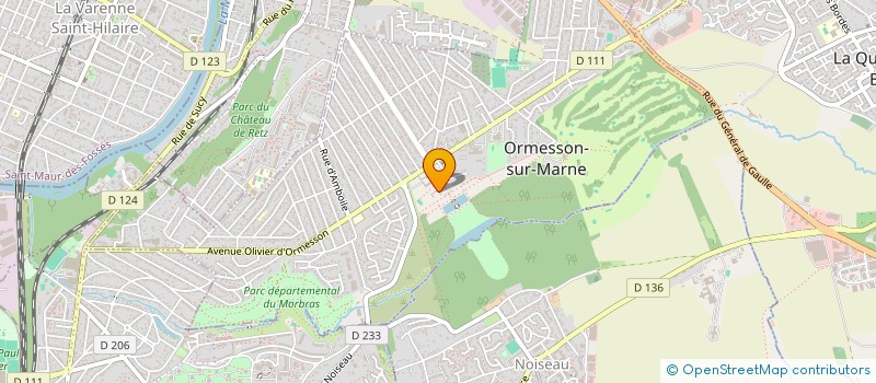 localisation de l'entreprise LES AMIS DU CHATEAU D'ORMESSON  ORMESSON-SUR-MARNE