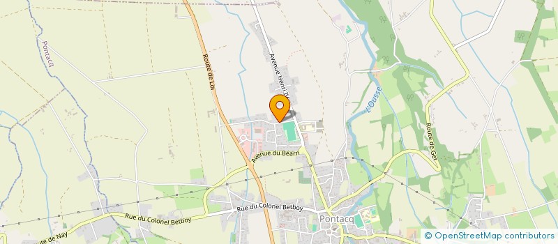 localisation de l'entreprise LES AMIS DU CHATEAU DE BURON  PONTACQ