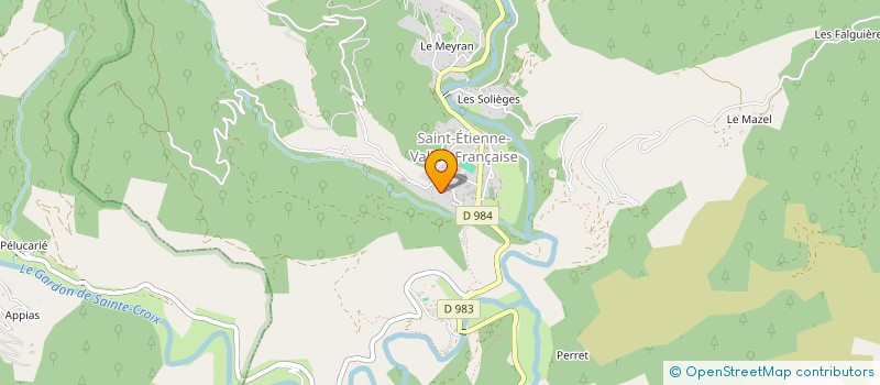 localisation de l'entreprise LES AMIS DU CHATEAU DE CAMBIAIRE  SAINT-ETIENNE-VALLEE-FRANCAISE