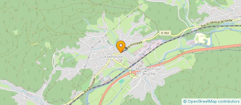 localisation de l'entreprise LES AMIS DU CHATEAU DE LA ROCHE  BELLEFOSSE