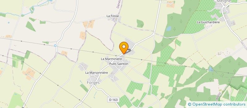 localisation de l'entreprise LES AMIS DU CHATEAU DE LA TREMBLAYE MEIGNE à DOUE-EN-ANJOU