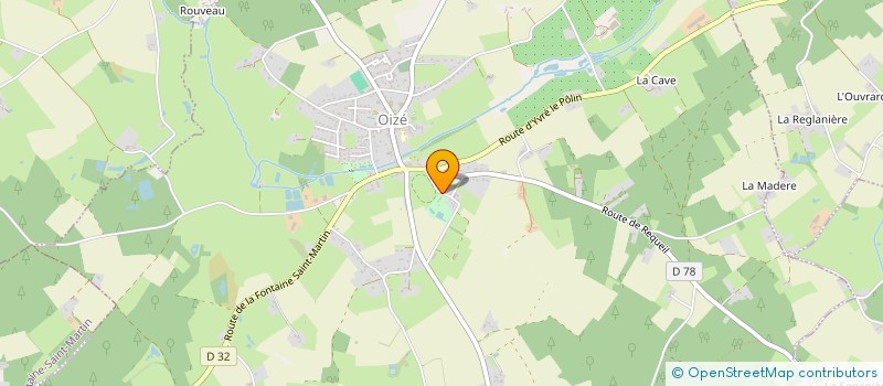 localisation de l'entreprise LES AMIS DU CHATEAU DE MONTAUPIN  OIZE