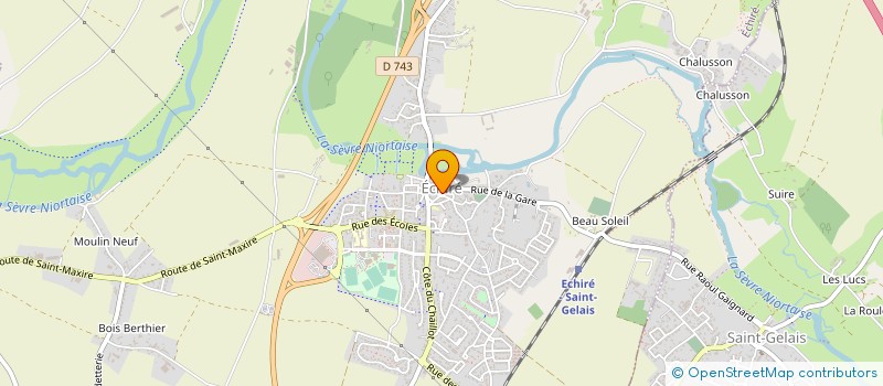 localisation de l'entreprise LES AMIS DU CHATEAU DE MURSAY  ECHIRE