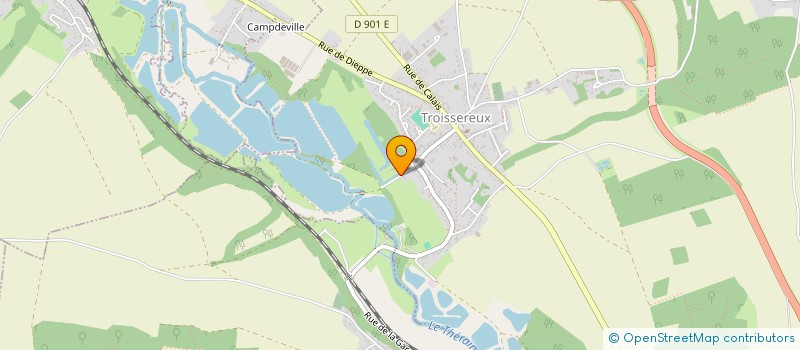 localisation de l'entreprise LES AMIS DU CHATEAU DE TROISSEREUX  TROISSEREUX