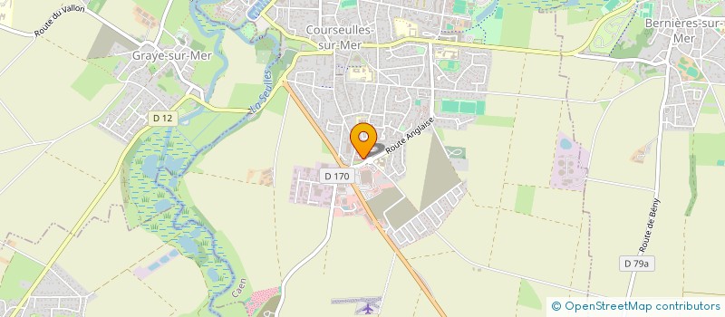 localisation de l'entreprise LES AMIS DU CHATEAU DE VAUX  GRAYE-SUR-MER