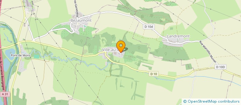 localisation de l'entreprise LES AMIS DU CHATEAU DE VILLE AU VAL  VILLE-AU-VAL