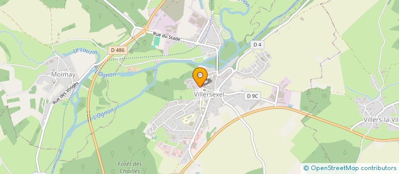 localisation de l'entreprise LES AMIS DU CHATEAU DE VILLERSEXEL  VILLERSEXEL