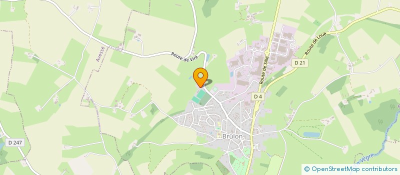 localisation de l'entreprise LES AMIS DU CHATEAU DE VIRE  VIRE-EN-CHAMPAGNE