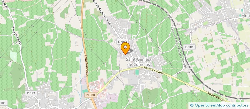 localisation de l'entreprise LES AMIS DU CHATEAU DE VISSEC  SAINT-GENIES-DE-COMOLAS