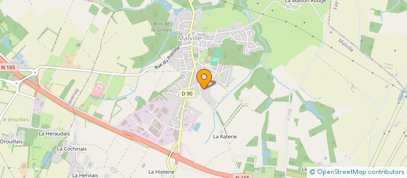 localisation de l'entreprise LES AMIS DU CHATEAU DU GOUST  MALVILLE