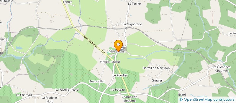 localisation de l'entreprise LES AMIS DU CHATEAU L'ECUYER  MARANSIN