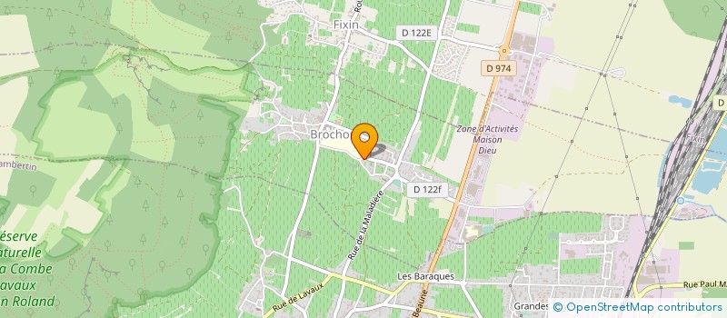 localisation de l'entreprise LES AMIS DU CHATEAU STEPHEN-LIEGEARD DE BROCHON  BROCHON