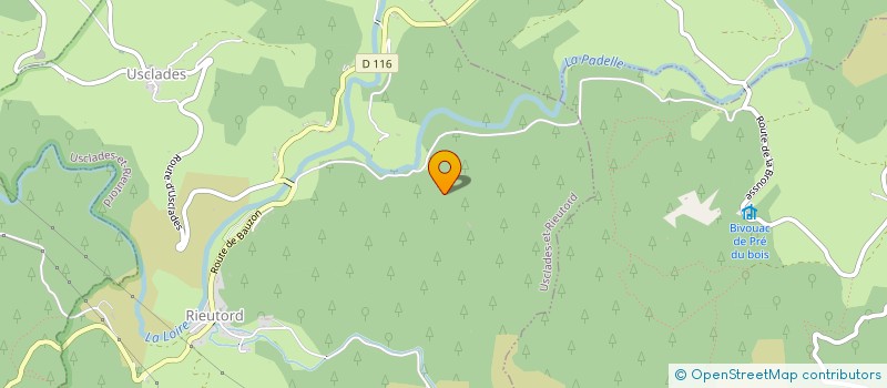 localisation de l'entreprise LES AMIS DU CHAUM  USCLADES-ET-RIEUTORD