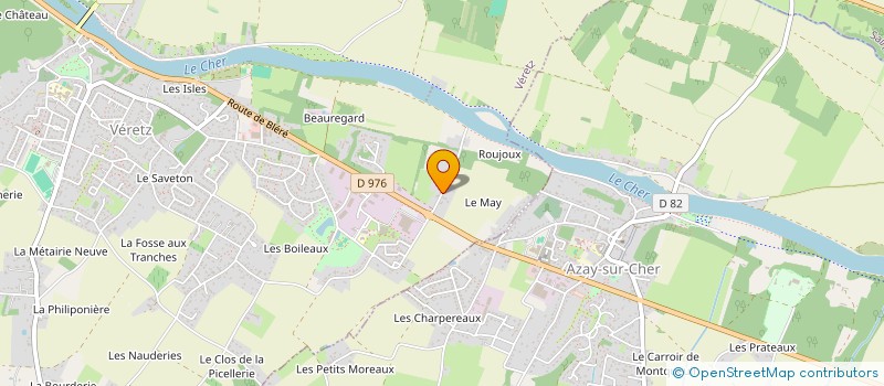 localisation de l'entreprise LES AMIS DU CHER CANALISE à VERETZ