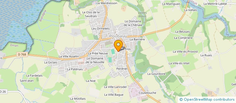 localisation de l'entreprise LES AMIS DU CHEVAL DE LA BAIE DE BEAUSSAIS  BEAUSSAIS-SUR-MER