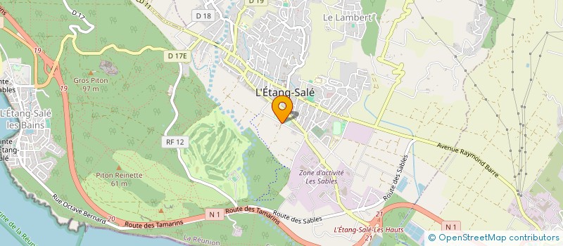 localisation de l'entreprise LES AMIS DU CHEVAL DE LA REUNION à L'ETANG-SALE