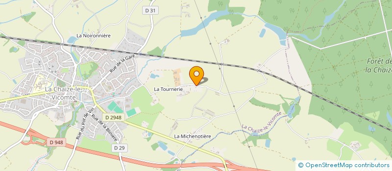 localisation de l'entreprise LES AMIS DU CHIEN COURANT  LA CHAIZE-LE-VICOMTE