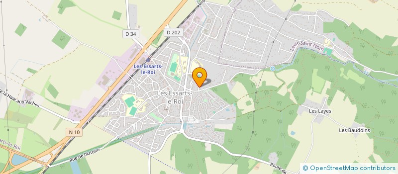 localisation de l'entreprise LES AMIS DU CHIEN DE SAINT ARNOULT-LONGVILLIERS  LES ESSARTS-LE-ROI