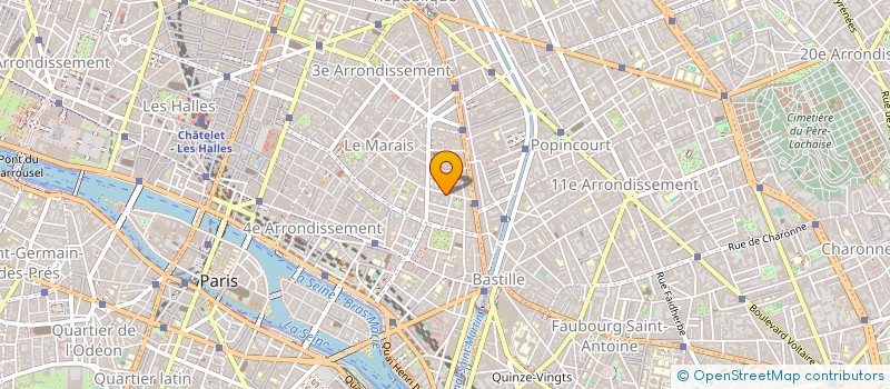 localisation de l'entreprise LES AMIS DU CHOEUR ALLIANZ  PARIS