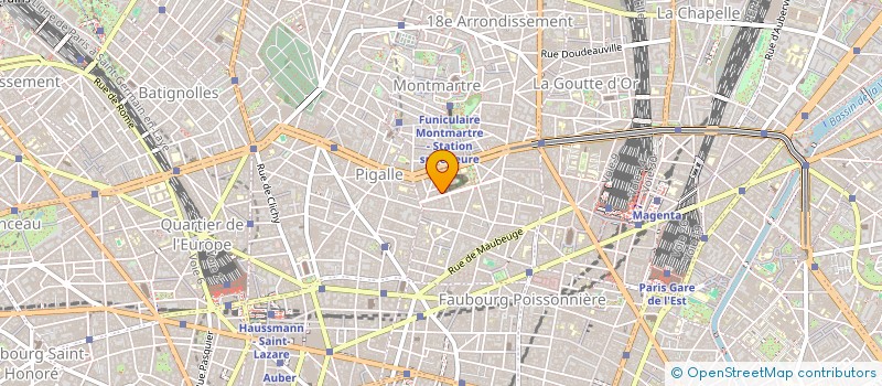 localisation de l'entreprise LES AMIS DU CHOEUR EPHEMERE  PARIS