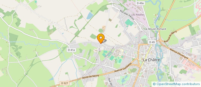 localisation de l'entreprise LES AMIS DU COLOMBIER à MONTGIVRAY