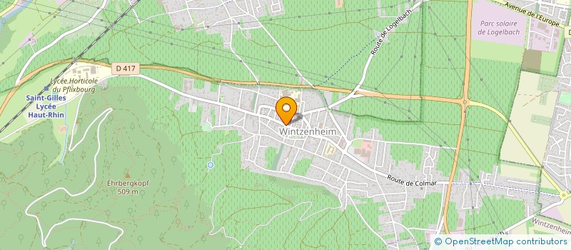 localisation de l'entreprise LES AMIS DU CONSEIL MUNICIPAL DES JEUNES DE WINTZENHEIM  WINTZENHEIM