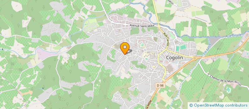 localisation de l'entreprise LES AMIS DU COQ INSTRUIT à COGOLIN