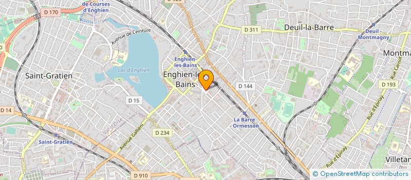 localisation de l'entreprise LES AMIS DU COTRE PILOTE  ENGHIEN-LES-BAINS