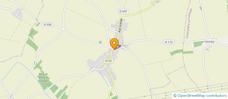 localisation de l'entreprise LES AMIS DU COUDRAIS  COUDRES