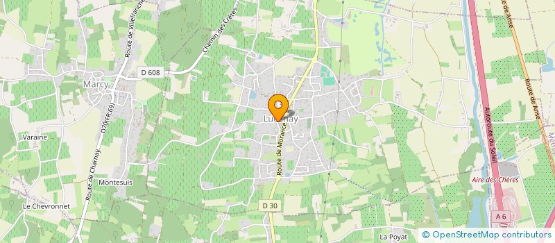 localisation de l'entreprise LES AMIS DU COUSINAGE  LUCENAY