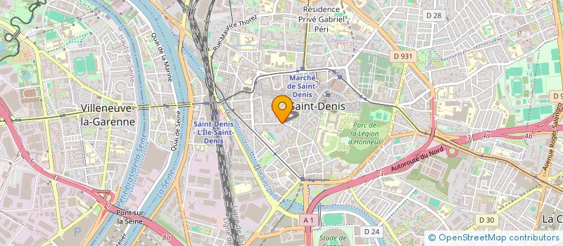 localisation de l'entreprise LES AMIS DU COUVENT DES URSULINES DE SAINT DENIS à SAINT-DENIS